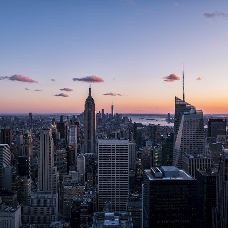 City skyline in Amsterdam, Netherlands